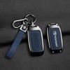 Southeast V3 Lingyue Car Key Cover: Metal Shell & Leather Lanyard - Luxury Car Accessory for Men