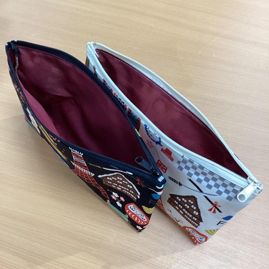 Kyosuke Malá položka Mírně x 23 x Zahraniční Hello White Japonský sáček, držák, velký, 13,5 1,5 cm, Mt. Fuji, Asakusa, Kjóto, Bavlna, Suvenýr,