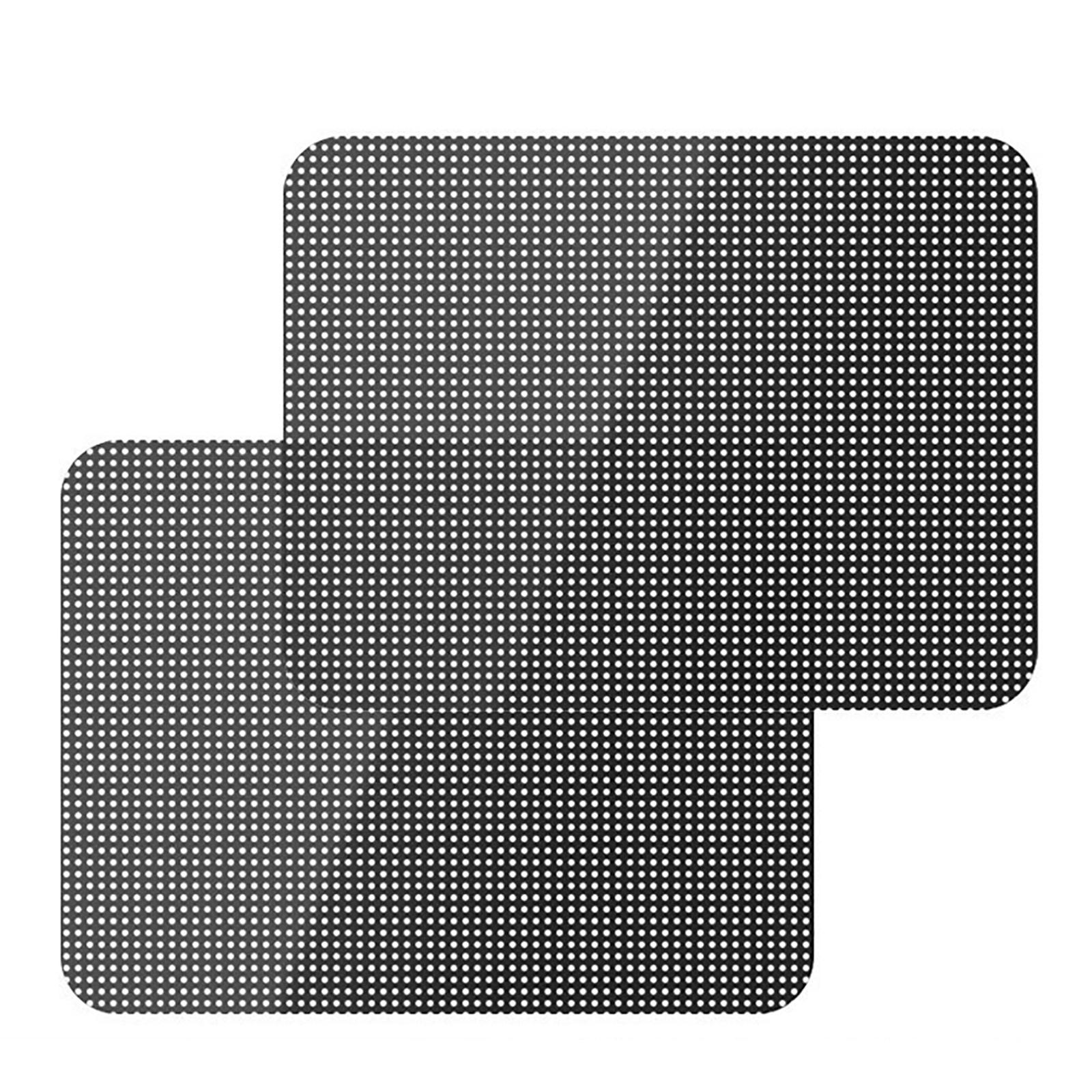 

2 шт. 42x38 см наклейки на автомобиль солнцезащитные шторы солнцезащитные накладки на окна черные ПВХ солнцезащитные шторки боковые оконные щитки с маленькими отверстиями