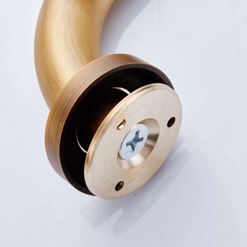ELLEN Bathroom Safe Grab Bar 30/40/50CM Antqiue Bronze Brass Toilet Handrail Grab Bar Shower Safety Support Handle EL89