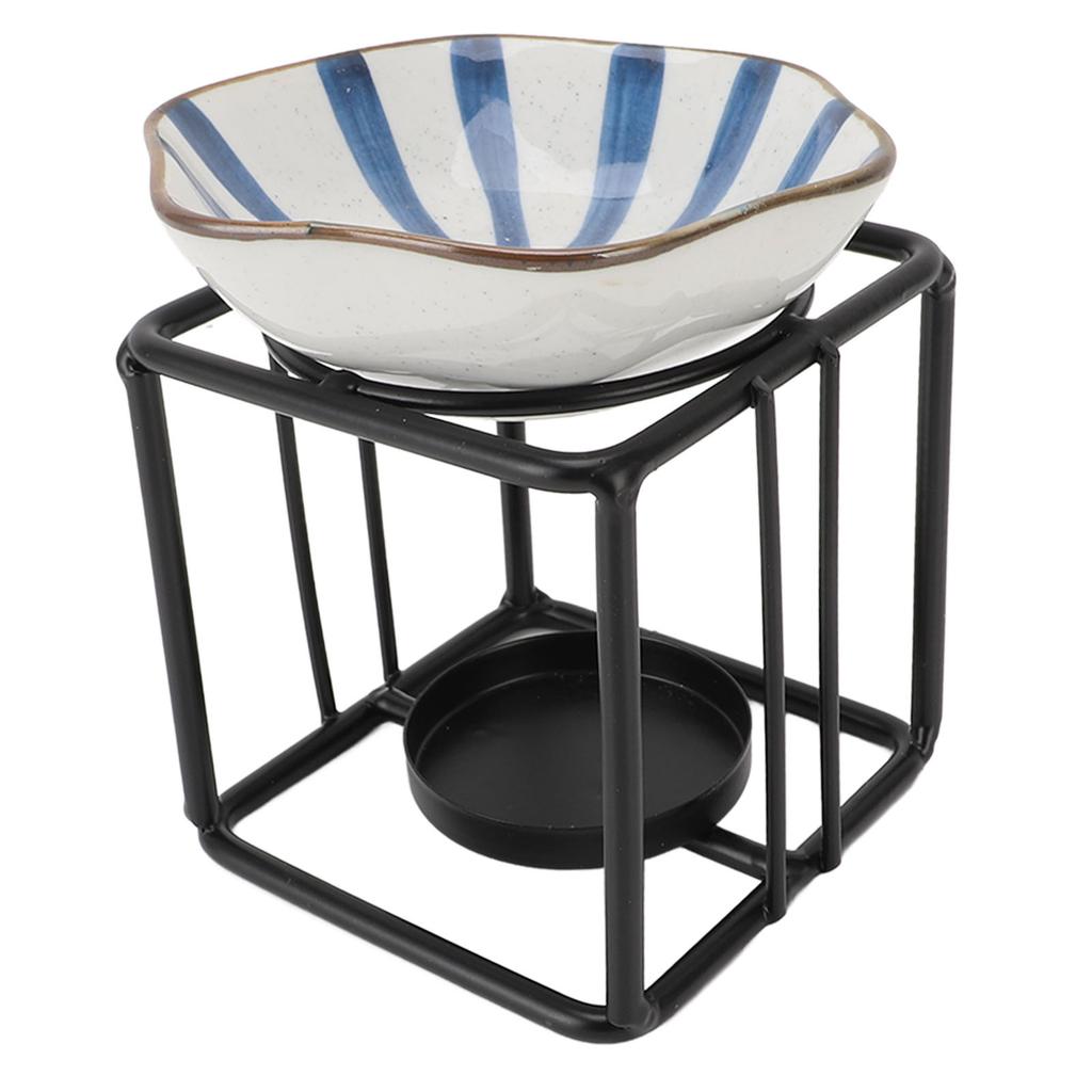 Eisenkunst Aromatherapie Brenner Set Ätherisches Öl Brenner Kerzenhalter für Zuhause und Büro