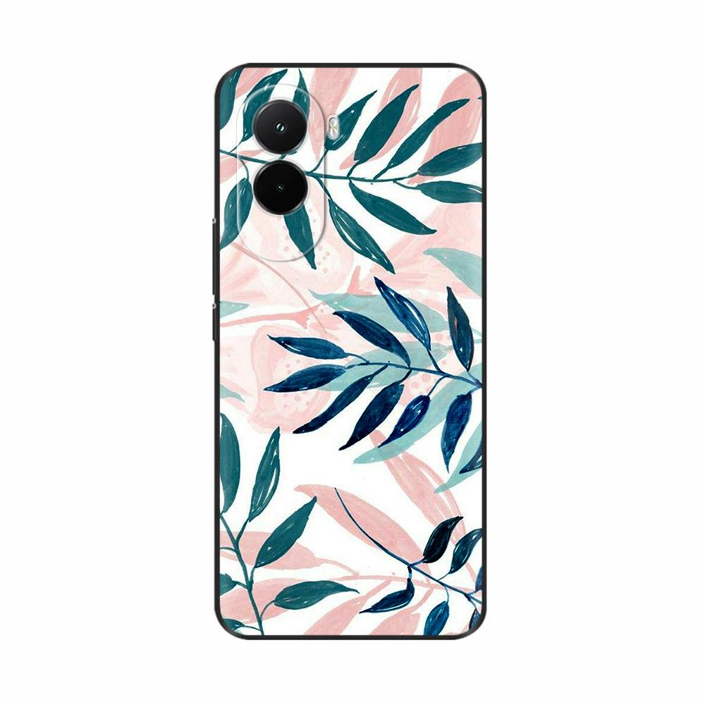 For Xiaomi Poco M7 4G Case Painting Floral Soft Silicone Protective Bumper Cover For Xiaomi Pcoc M7 Pocom7 4G Cases Capa Fundas