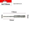 Round & Square Shank Concrete Hammer Drill Bit for Wall Drilling