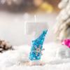 Creative Snowflake Number Birthday Cake Candles - Hot-selling Party Decoration.