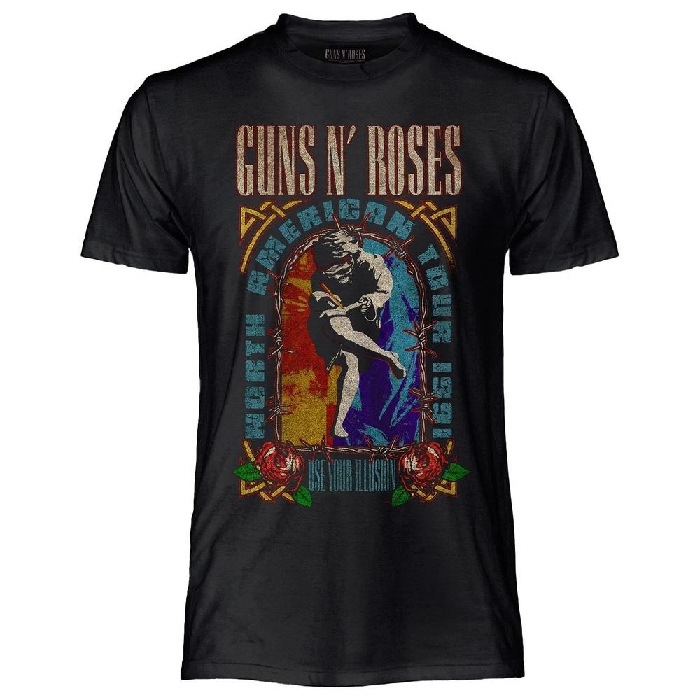 Guns N Roses Illusion Official TShirt Jersey Original Black Rock TShirt S