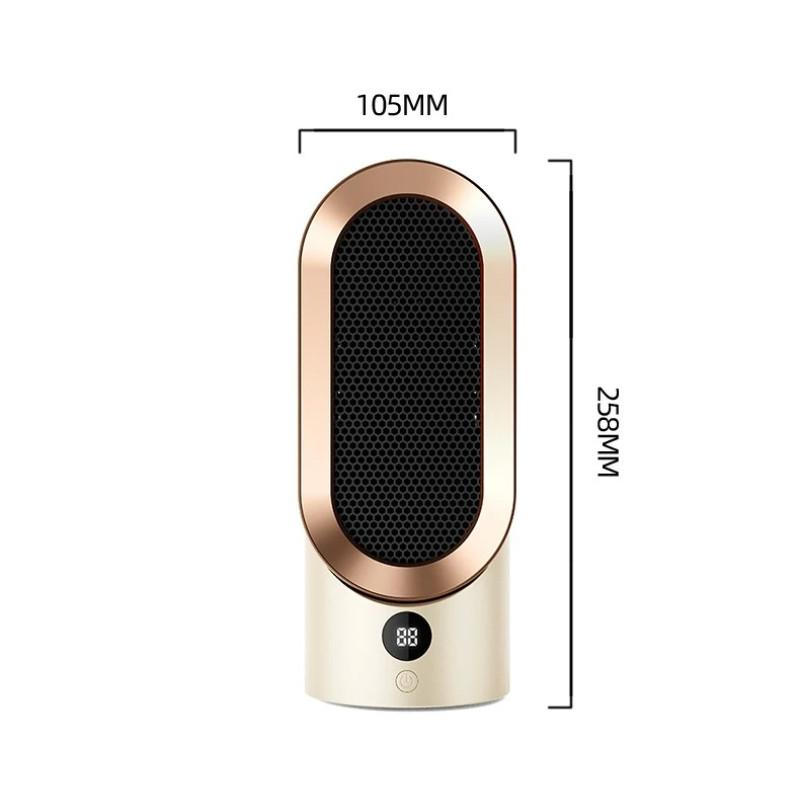 

Mini Radiator Desktop Warmer Machine Home Bedroom Office Winter PTC Ceramic Heating Fan Portable Electric Fan Heater