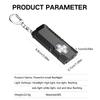 New Mini High-Brightness Work Light Keychain Flashlight Pen Clip Design with USB Fast Charging and Portability