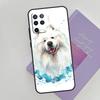 Cartoon Samoyed Dog Phone Case For Oppo A96 A76 A16 A74 A53 A54 A94 A15 A17 A52 A72 A57S A58 A78 A98 A79 Cover