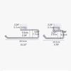 Toilet Paper Holder Wall Hanging Tissue Roll Dispenser Multifunctional Hook Self-adhesive Towel Rack Save Space