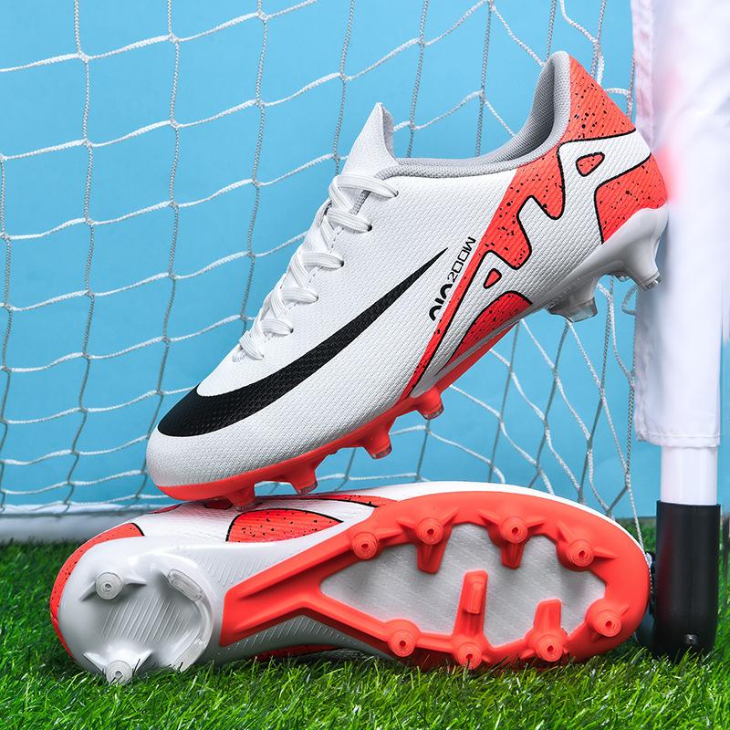 Foreign Trade Low-top Football Shoes Youth AG Long Nails TF Nails Competition Training Shoes Artificial Turf Sports Shoes Men