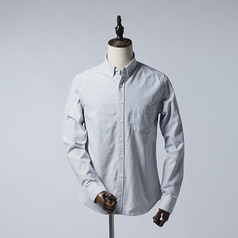 Foreign Trade Tail Order Long Sleeve Cut Label Korean Fashion Shirt