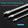 3Pcs High Torques  Wrench Sleeve Set with Bendable Extension Rod Furniture Assembly Wrench for Various Repair Job