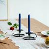 European Style Handheld Metal Candlestick with Handle Tabletop Candles Stand  Birthday