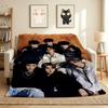 Boys Band Flannel Blanket Throw Blanket Soft Warm Sofa Bed Camping Home Decor Unique Christmas Gift C9211999