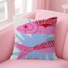 Anime Sardines Art  Pillow Cushion Cover Pillowcase Living Room Sofa Home Decor Customized