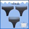 Retro Pompadour Electric Hair Clipper Set: Limit Comb, Blade, Caliper, Positioning Comb Accessories