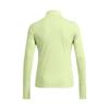 Under Armour Solid Color Quick-Dry Stand Collar Long Sleeve Fitness Shirt Women tops Green 1379349-383