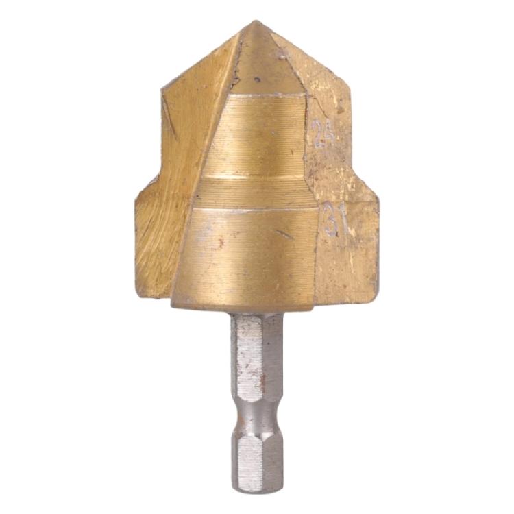 Water Pipe Expansion Drill Bits 6.35mm Hexagonal Shank Step Drill Bit Punching Tool For Plumber Repair Power Tool