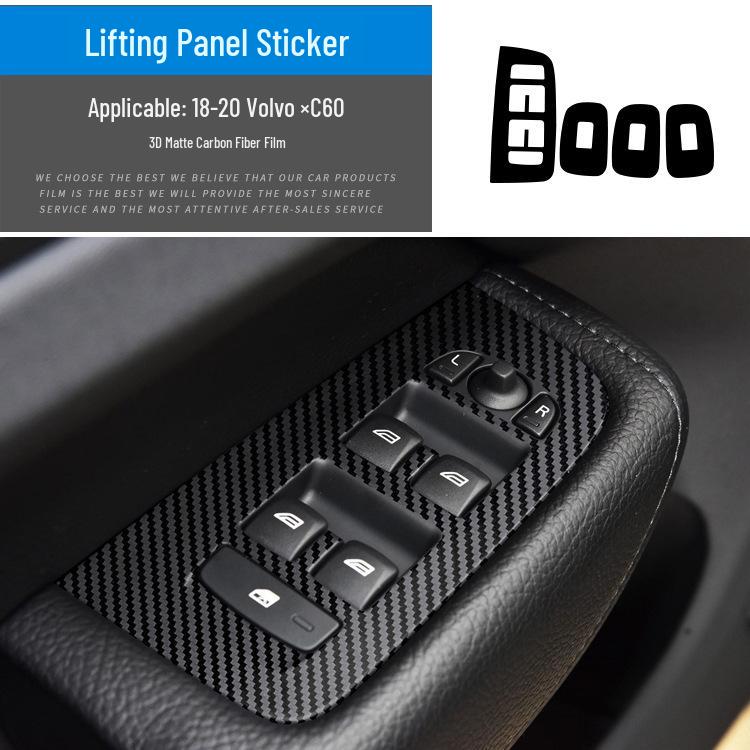 Volvo XC60 '18-'21 Carbon Fiber Interior Trim Sticker - Free Replacement
