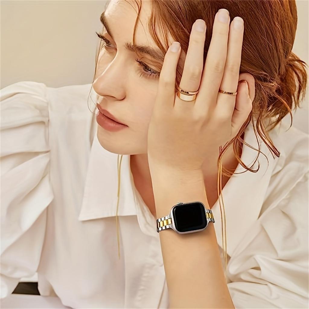 Stainless Steel Strap for Apple Watch Band 38mm 40mm 41mm Watch Strap 42mm 44mm 45mm 49mm Bracelet Sport Metal WatchBand for IWatch 8 7 SE 6 5 4 3 2 1