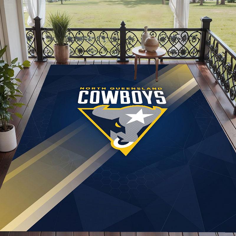 Soft Floor Carpet North Queensland Cowboys Pattern Area Rug Decorative Mat For Home Room Decoration