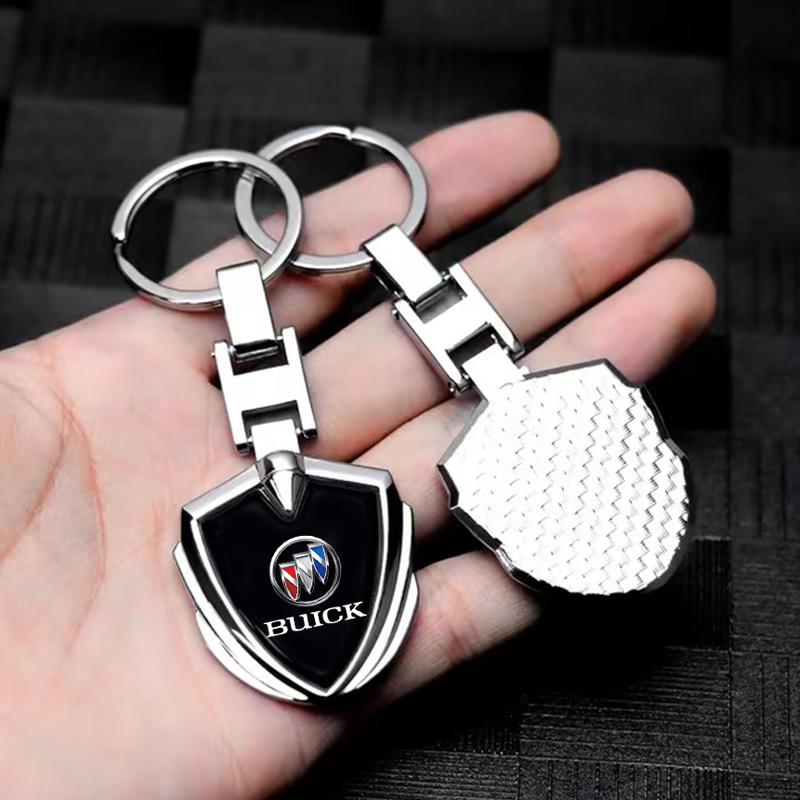 For Buick Enclave Regal Lacrosse Encore Excelle Envision Accessories 3D Metal Car Styling Keychain Key Chain Ring Key Holder Styling Car Accessories