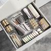 Divided Drawer Tray Transparent Drawer Storage Bin Multifunctional Divider Box