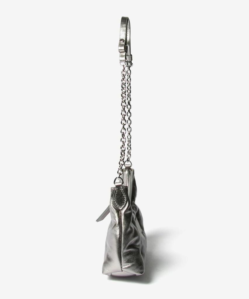 Maison Margiela GLAM SLAM Metallic Grey Shoulder Bag SB1WG0021P6748 Women's [Used]