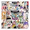50 Sheets "The Office" American TV Series Stickers - Creative, Waterproof Decals for Laptops, Cars, and Motorcycles.