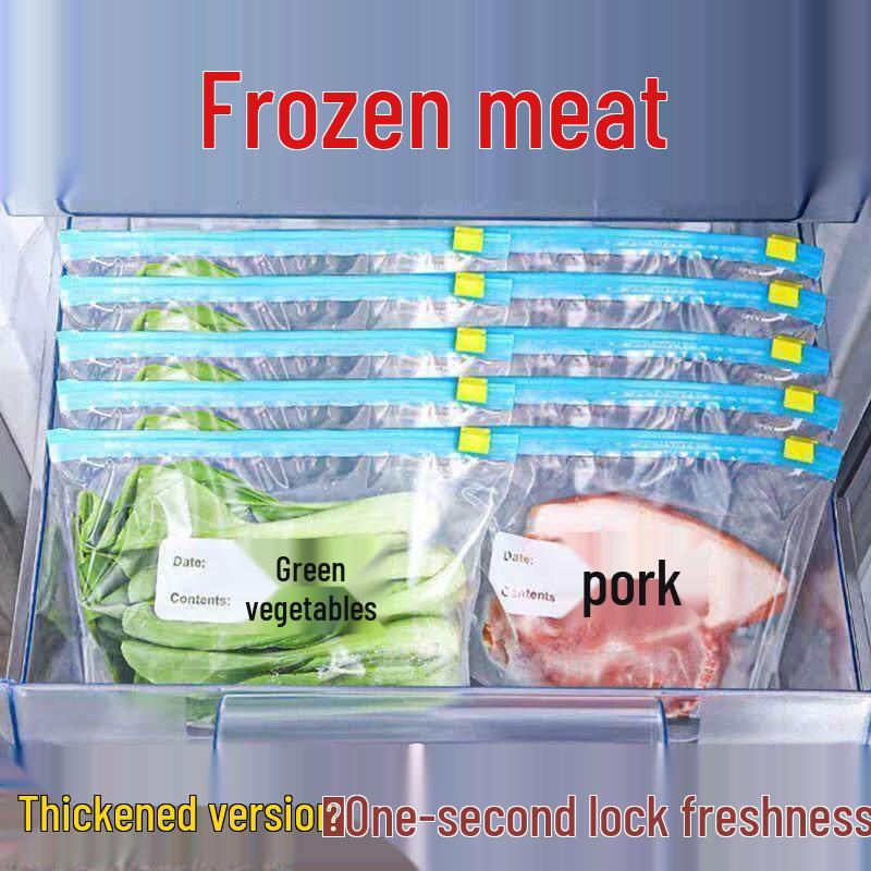 ZISIZ Food Storage Freezer Bags