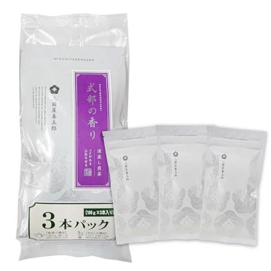 Sangokuya Zengoro Shikibu no Kaori 100g3 bottles pack bulk tea leaves Japanese Kagoshima premium green deep steamed sencha cold brew iced home kyusu 3