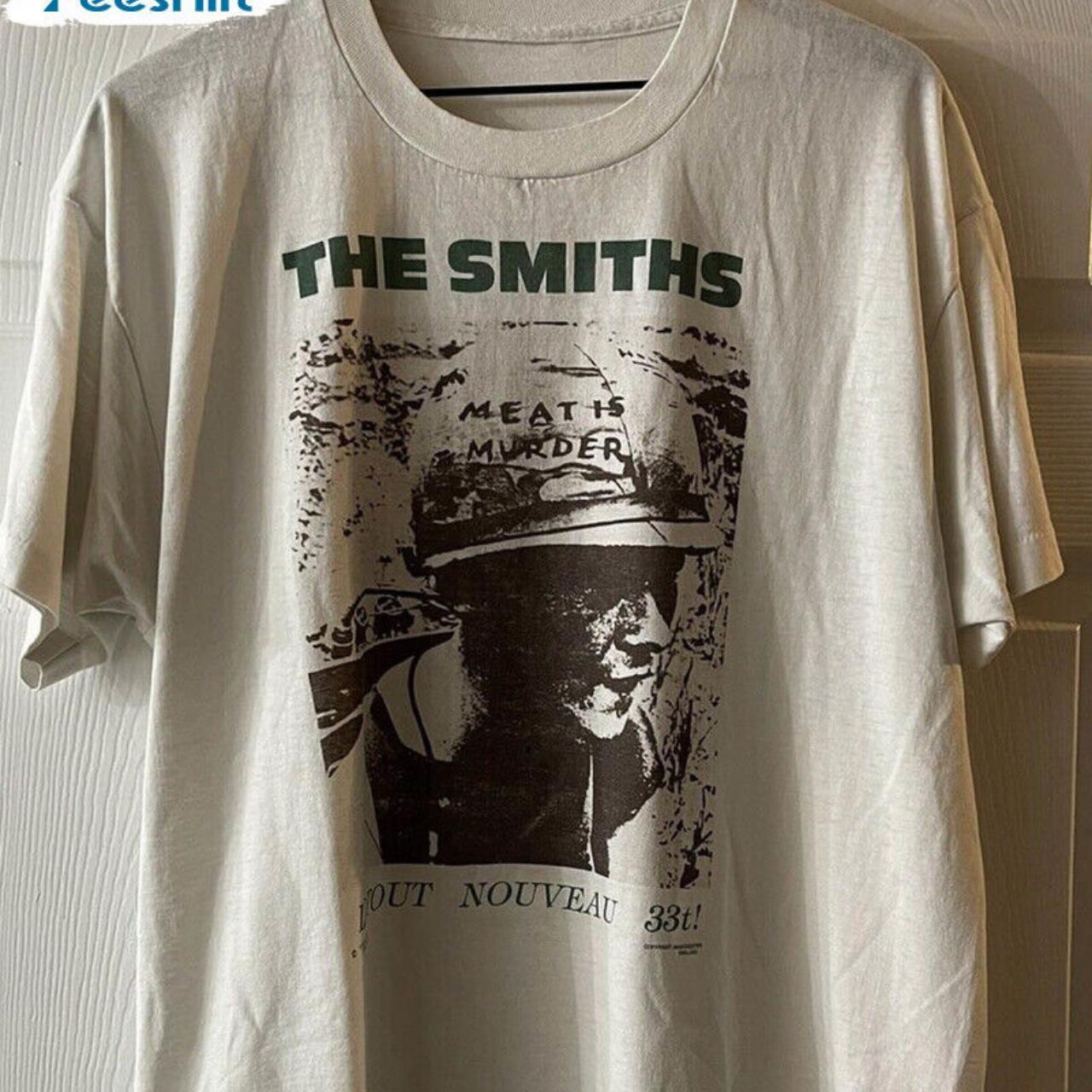 Vintage Meat Is Murder Tshirt The Smiths Short Sleeve Unisex Tshirt KH9212 XXL