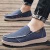 Summer 2024 Man Shoes Slip-on Men's Casual Shoes Breathable Casual Sneaker Denim Men Canvas Shoes Male Loafers Sapatos Masculino