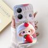 For Xiaomi Poco M6 5G Case Cover Silicone Luxury Fashion Flowers Kawaii Cute Cat Shockproof Phone Case 23128PC33I