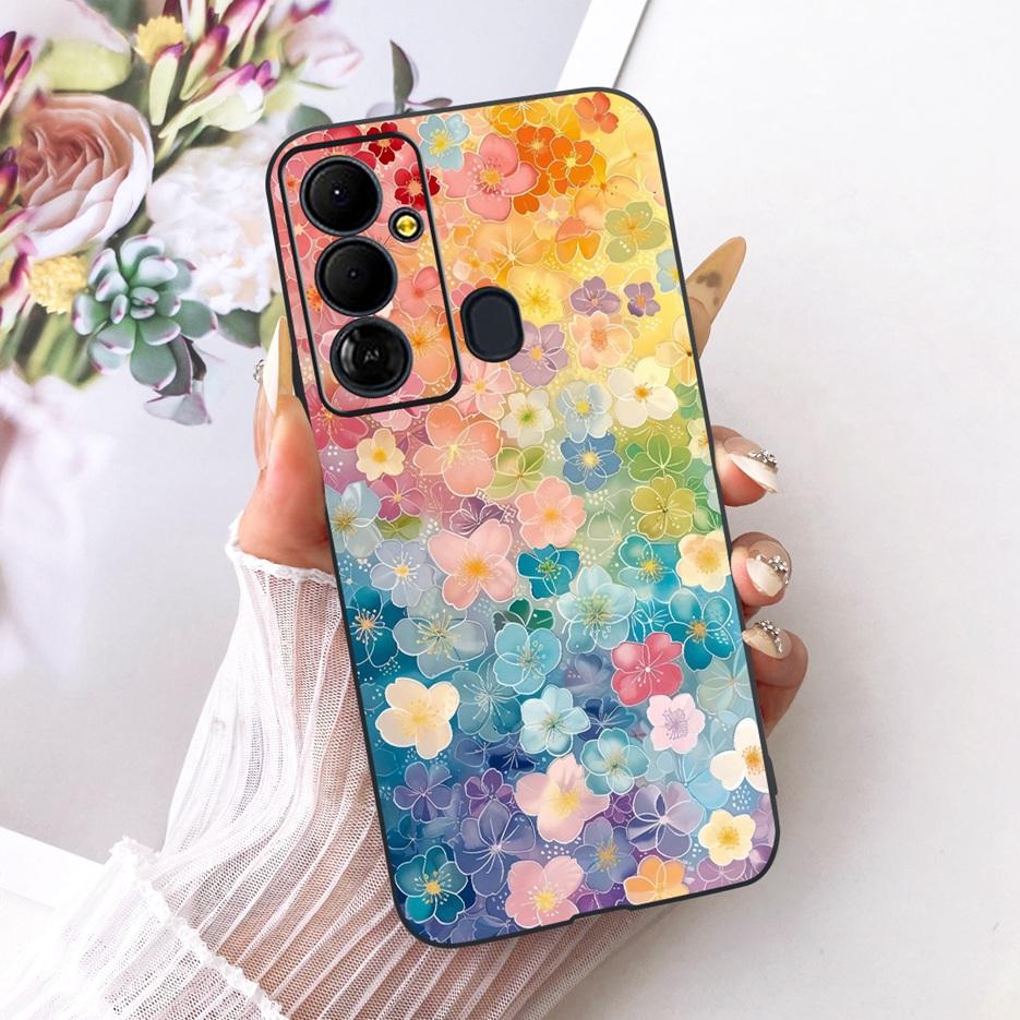 Für Tecno Pop 6 GO Hülle BE6j Niedlicher Löwe Mode Bemalte Abdeckung Weiche TPU Handyhülle Für Tecno Pop 6 Pro BE8 Pop6 GO Rückseite Taschen