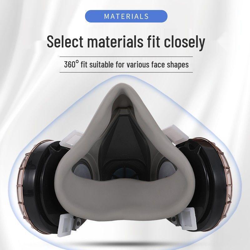 Dustproof High-Efficiency Full Face Mask with Cotton Filter for Industrial and Coal Mine Protection