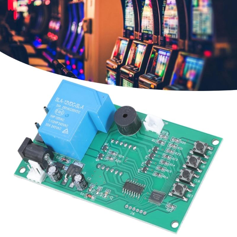 Digital Time Relays Module Timer Control Board For Gaming Machines Electric Devices Second Minutes Setting for Vending