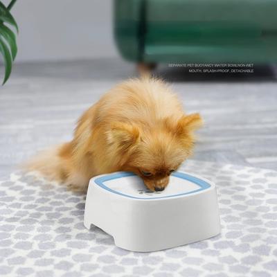 Pet Floating Bowl Water Drinker Anti-Splash Water Wet Mouth Cat Portable Bowl with Non-slip Mat Water Dispenser Dog