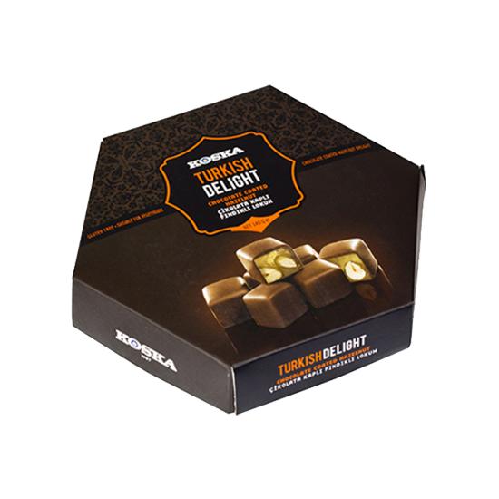 

Рахат-лукум в шоколаде Koska с лесным орехом 140 гр 140 gr - Hazelnut Delight