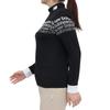 New Balance Long Sleeve Mock Neck Golf Shirt Size 2 Black Women's (Stretchable, Light-Absorbing, Heat-Generating) - (L) - (012-4267504)