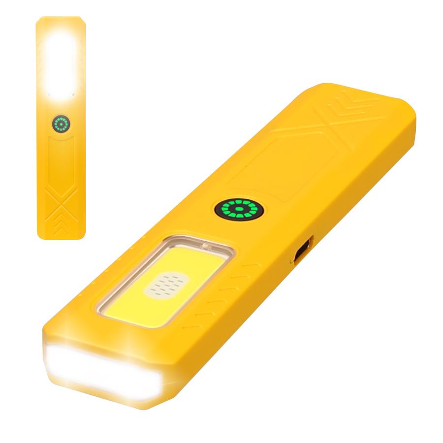 LED Keychain Flashlight Rechargeable 550LM Portable Mini Torch Pocket Lantern Flood Work Light With Magnet For Emergency