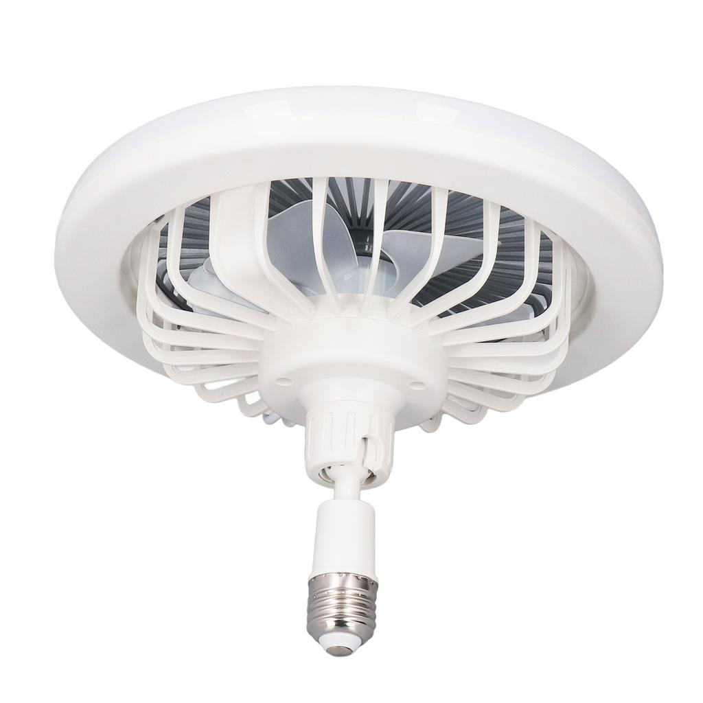Deckenventilatorleuchte 85?265V Verstellbarer Beleuchtungsventilator mit E27-Lampenfassung für Heimzimmer