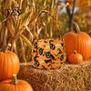 Colorful Halloween Goodie Bag Candy Bucket for Kids, Non-Woven Trick or Treat Tote Basket, Pumpkin Ghost Snack Holder with Handle Party Favors Kids