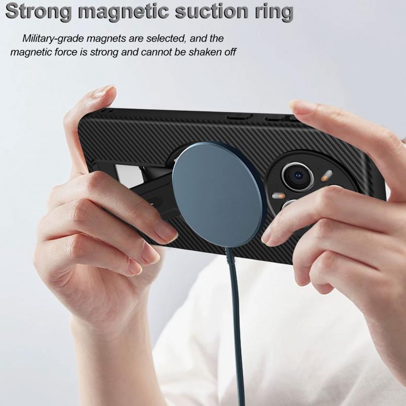 Realme 14 Pro/15 Pro 5G Carbon Fiber Magnetic Charging Phone Case