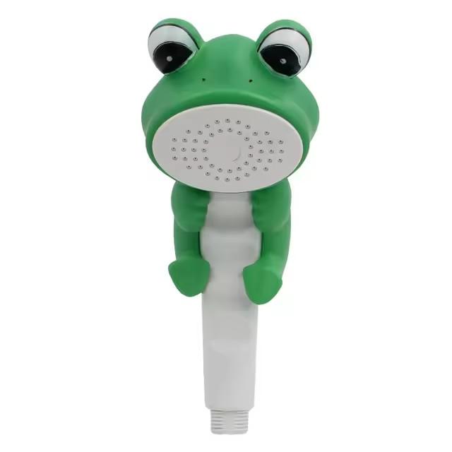 New Cute Cartoon Kid Shower Head with Suction Cup Shower Bracket Children Bath Sprayer Baby Shower Nozzles Bathroom Accessories