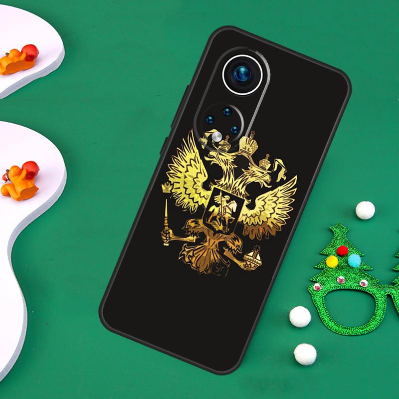 Russian Coat of Arms Flag Case For Honor 200 Pro X9c X9b X9a X8a X8b X7a X6a X8 X9 50 70 90 Magic 5 6 7 Lite Cover
