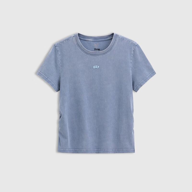 GAP Women's Classic Logo Crew Neck Short Sleeve T-Shirt