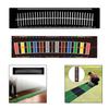 Game Practice Training Aid with Alignment Tour Aim Golf Putting Mat for Swing Lawn Improving Skills Women Men Teens Kids Golfing