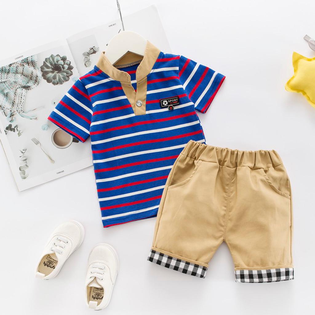 Little Gentleman Striped 2pc Set for Summers