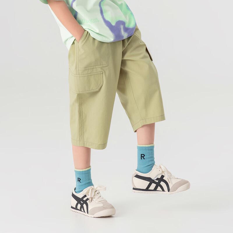 Boys' Cotton Breathable Cargo Capri Shorts